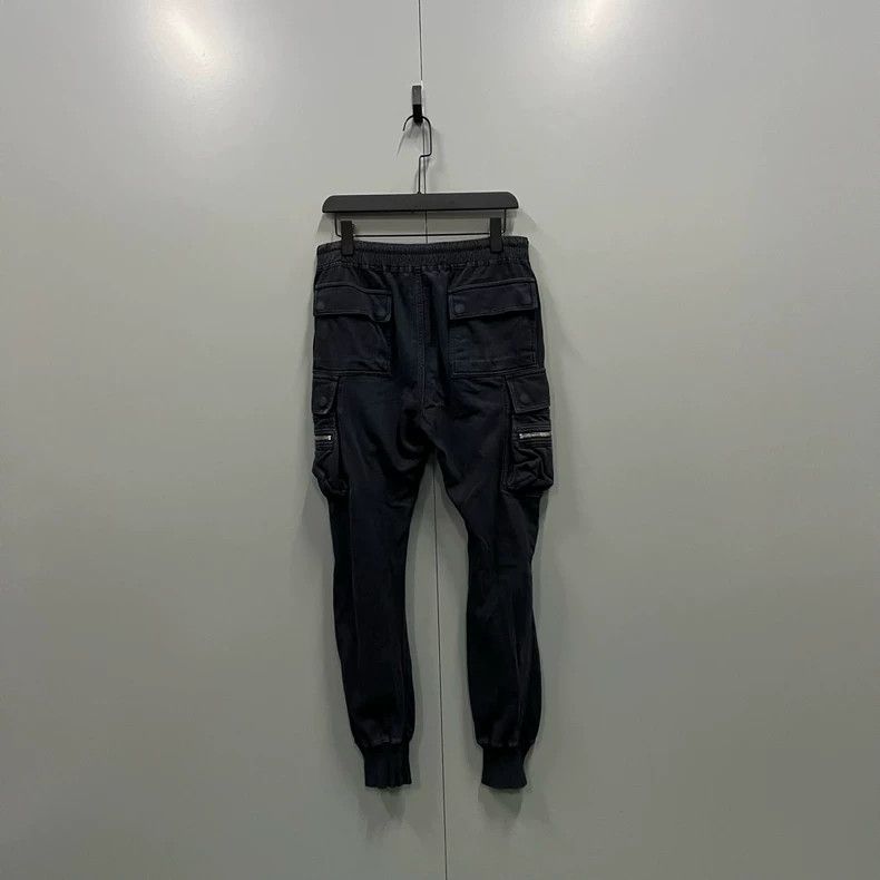 Rick Owens Rick Owens Black Pocket Drawstring Cargo Pants Size US 34 / EU 50 - 2 Thumbnail