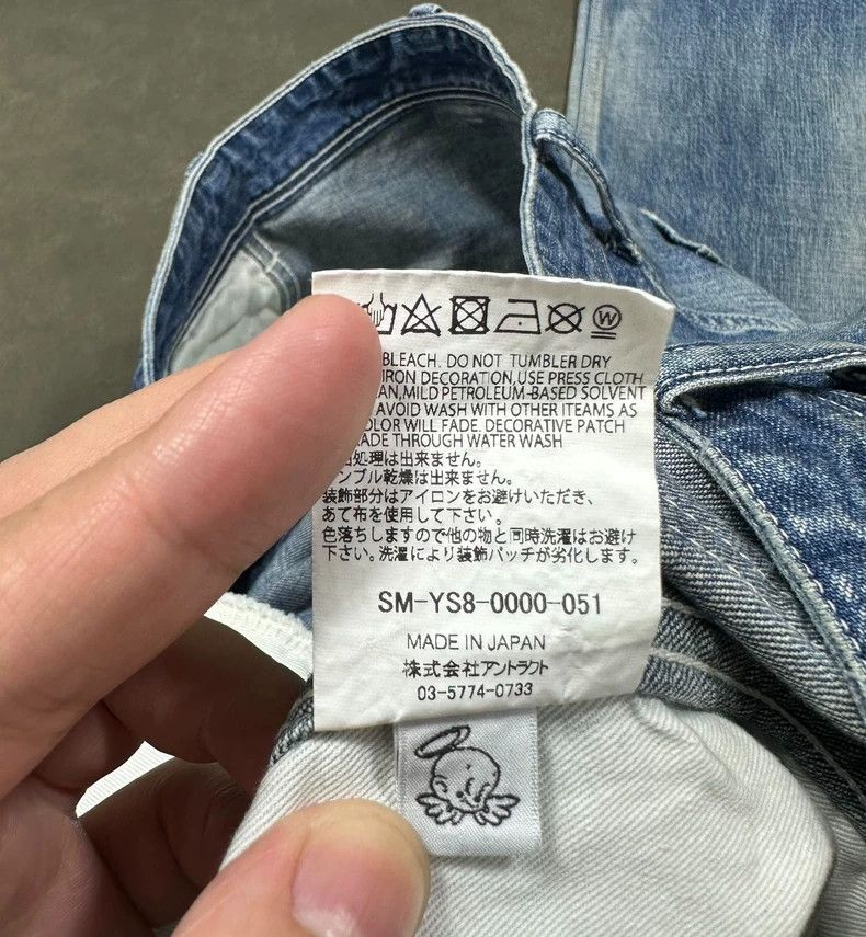 Saint Michael Saint Michael Denim Pants with Distressed Details Size US 32 / EU 48 - 7 Thumbnail