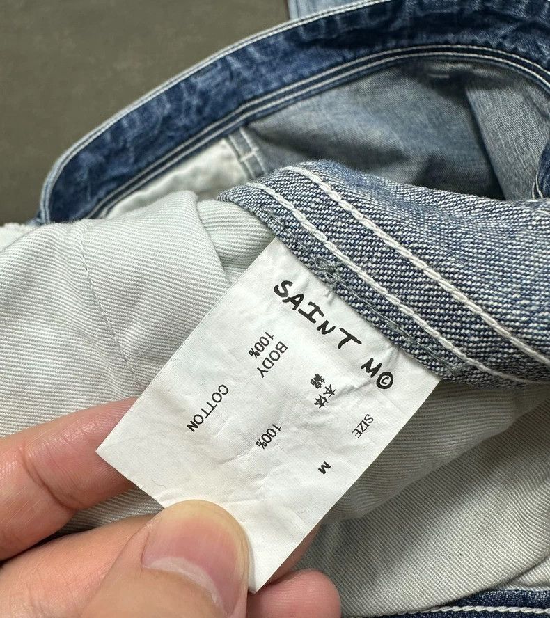 Saint Michael Saint Michael Denim Pants with Distressed Details Size US 32 / EU 48 - 6 Thumbnail