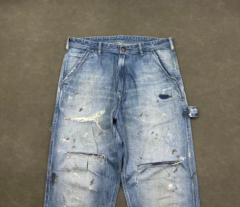 Saint Michael Saint Michael Denim Pants with Distressed Details Size US 32 / EU 48 - 3 Thumbnail