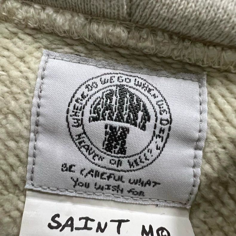 Saint Michael Distressed God Eye Print Hooded Sweatshirt Size US L / EU 52-54 / 3 - 4 Thumbnail