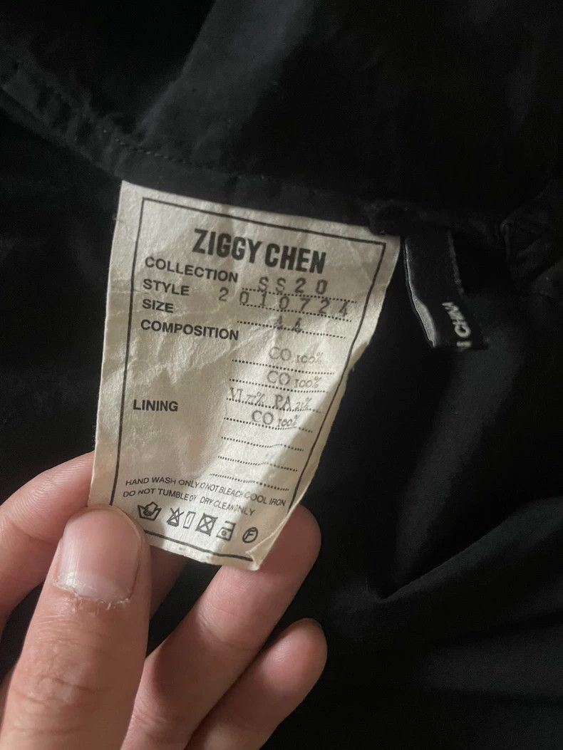 Ziggy Chen Asymmetrical Black and White Men's Shirt Size US M / EU 48-50 / 2 - 3 Thumbnail