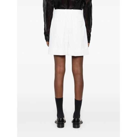 Jil Sander JIL SANDER Women Shorts & Burmudas J60001 J02KA0323 100 WHITE Size 26" / US 2 / IT 38 - 3 Thumbnail