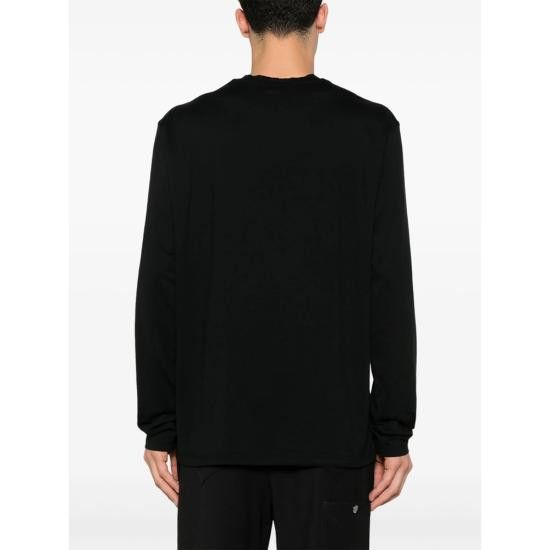 Laneus LANEUS Men T-Shirts ATH052 110 BLACK Size US S / EU 44-46 / 1 - 2 Thumbnail