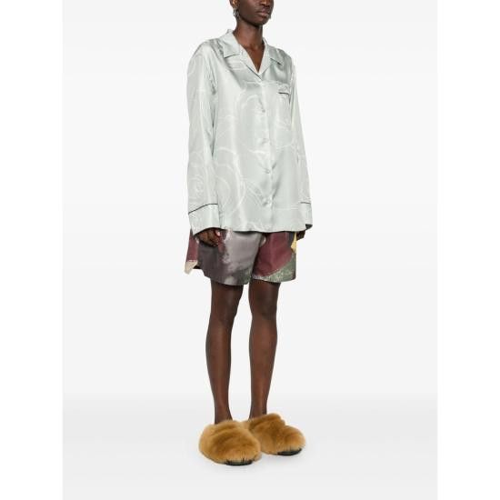 Marni MARNI Women Shirts UTSG31 CAMA0478I1 AUV19 GREEN Size M / US 6-8 / IT 42-44 - 3 Thumbnail