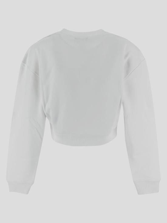 Balmain BALMAIN Women Hoodies EF1JQ002BB02 GAB White Size L / US 10 / IT 46 - 2 Thumbnail