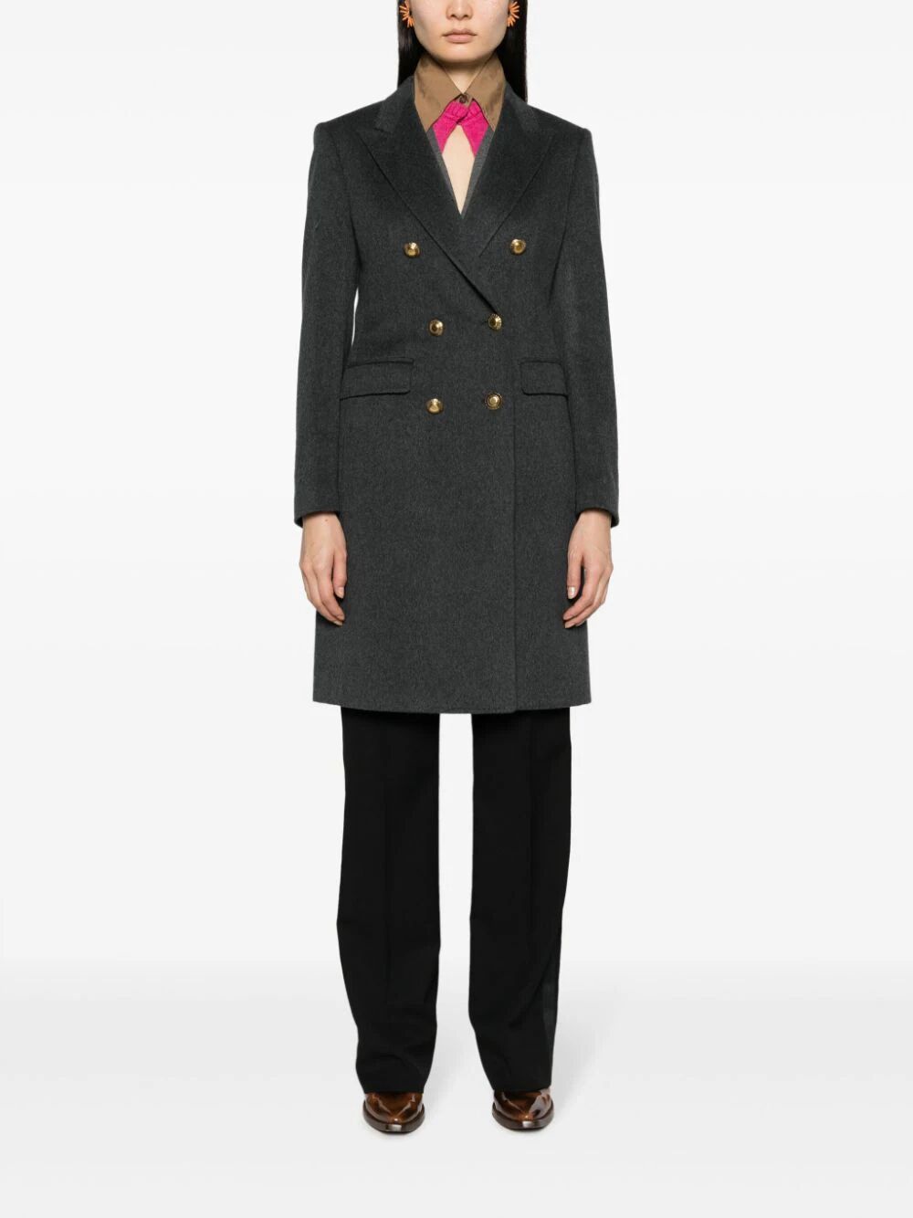 Tagliatore PARIGI DOUBLE BREASTED COAT Size L / US 10 / IT 46 - 5 Thumbnail