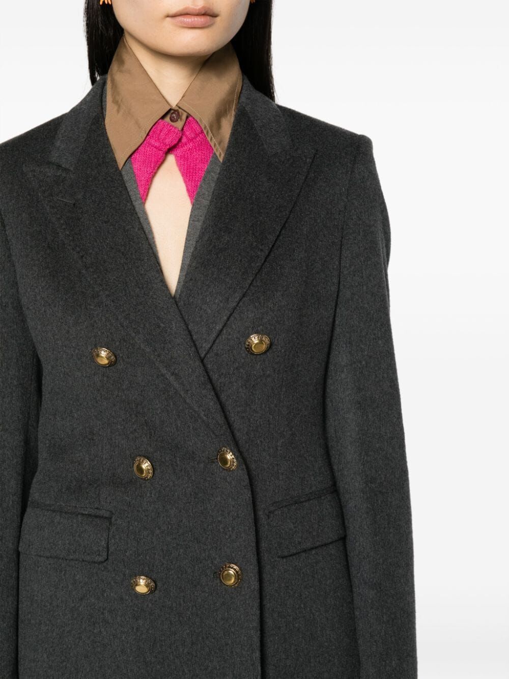 Tagliatore PARIGI DOUBLE BREASTED COAT Size L / US 10 / IT 46 - 4 Thumbnail
