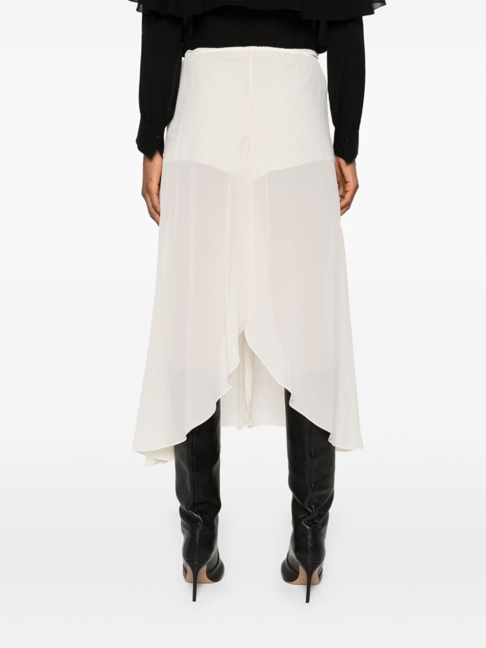 Chloe SILK GEORGETTE LONG SKIRT Size 30" / US 8 / IT 44 - 4 Thumbnail
