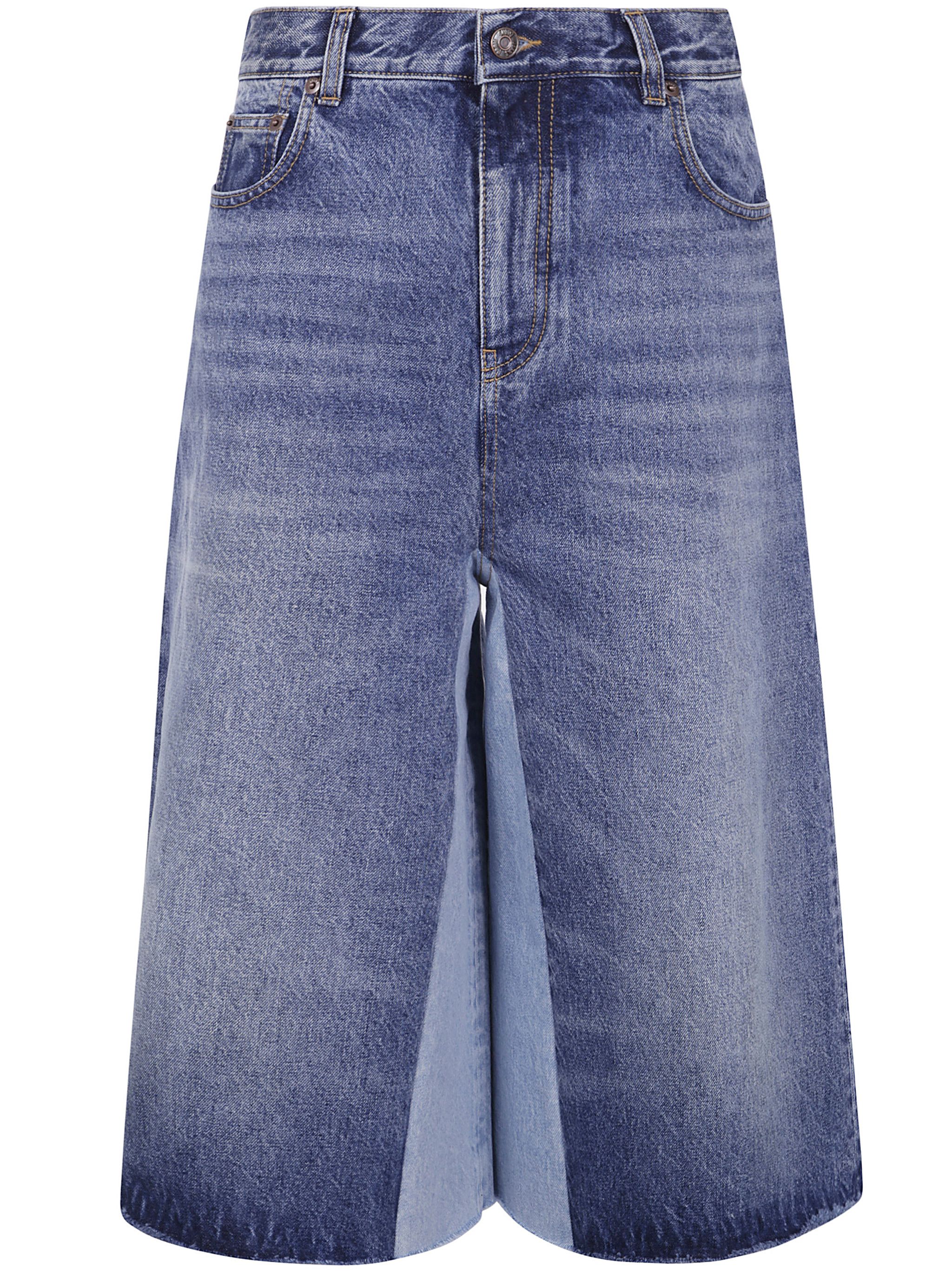 Chloe DENIM MIDI SKIRT Size 30" / US 8 / IT 44 - 6 Thumbnail