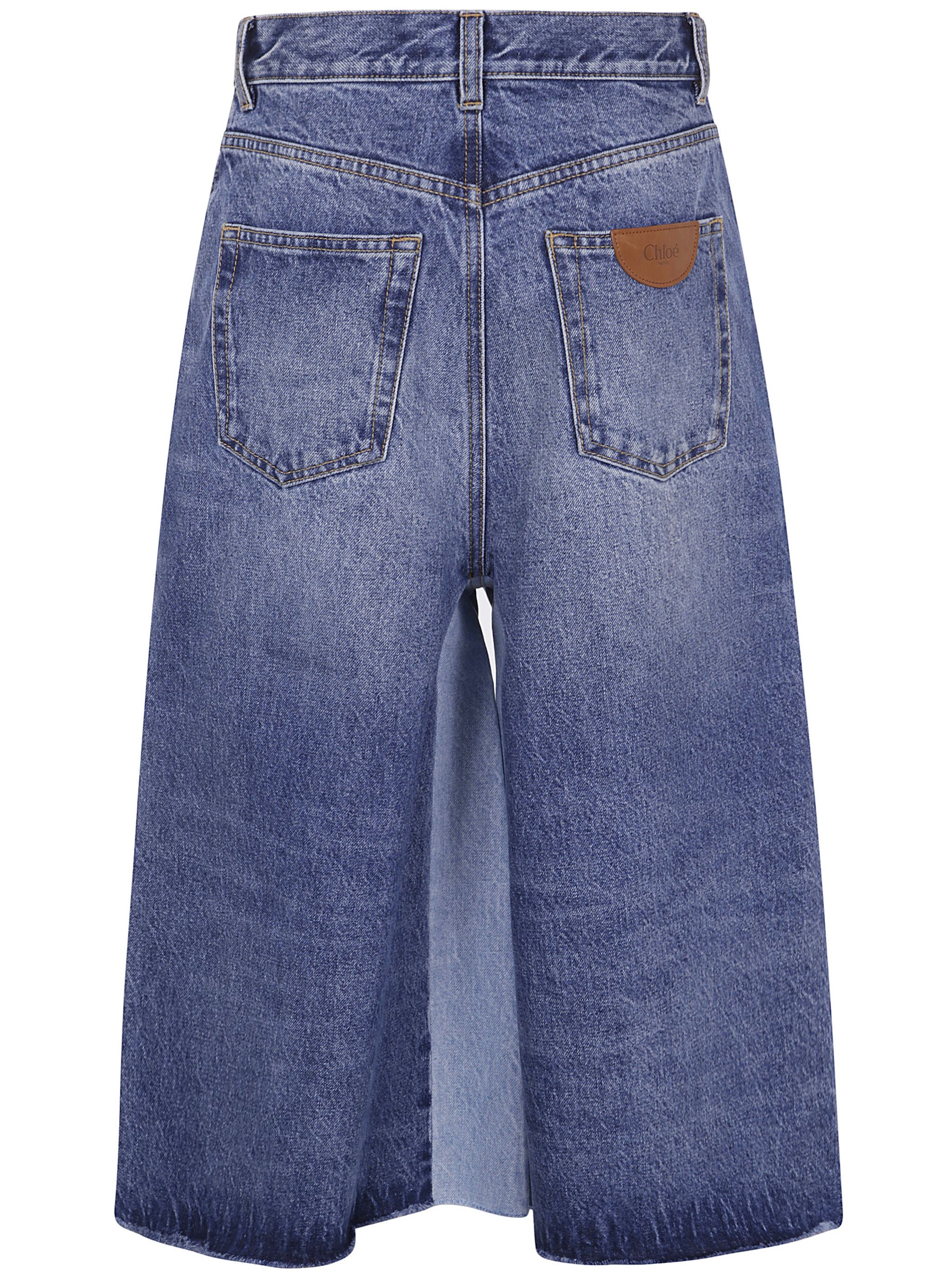Chloe DENIM MIDI SKIRT Size 30" / US 8 / IT 44 - 7 Thumbnail