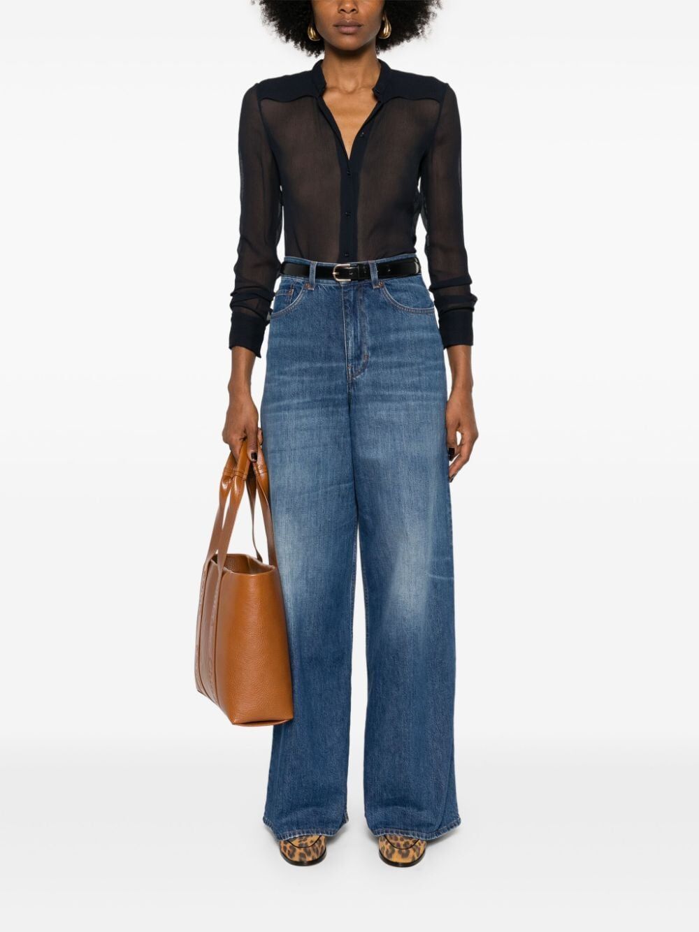 Chloe SILK CREPON SHIRT Size M / US 6-8 / IT 42-44 - 2 Thumbnail