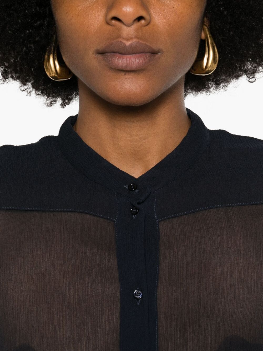 Chloe SILK CREPON SHIRT Size M / US 6-8 / IT 42-44 - 5 Thumbnail