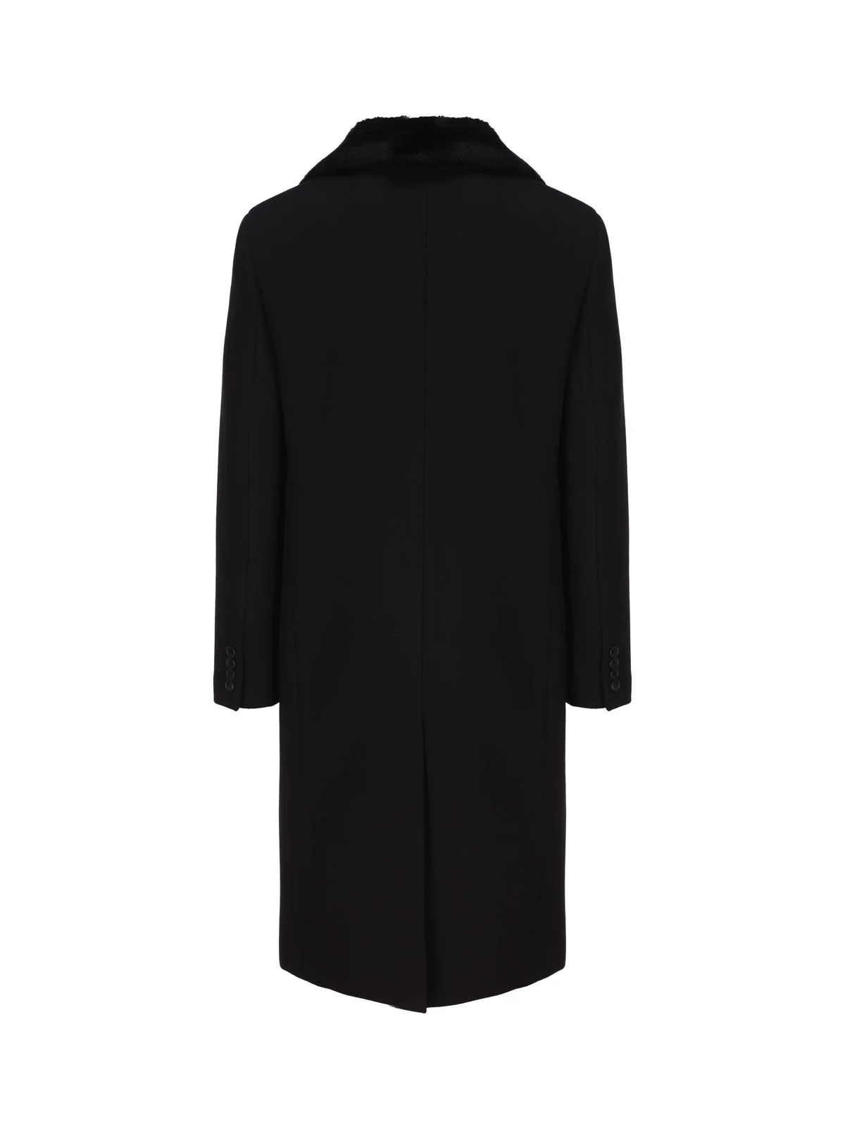 Saint Laurent Paris $6.5K VALUE Long Sleeved Coat with Fur Collar Size US M / EU 48-50 / 2 - 2 Thumbnail