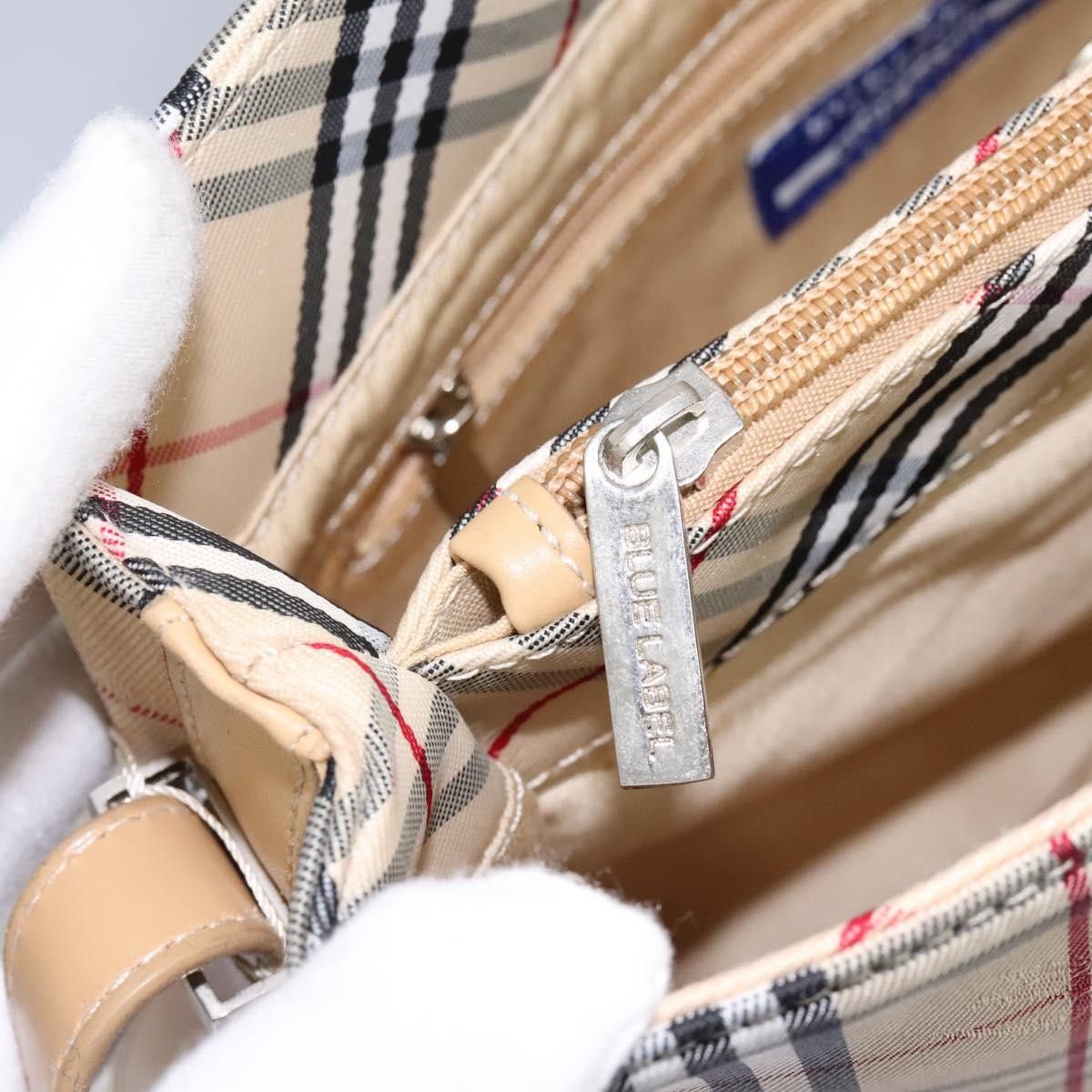 Burberry Blue Label Beige Canvas Shoulder Bag (Pre-Owned) Size ONE SIZE - 12 Thumbnail