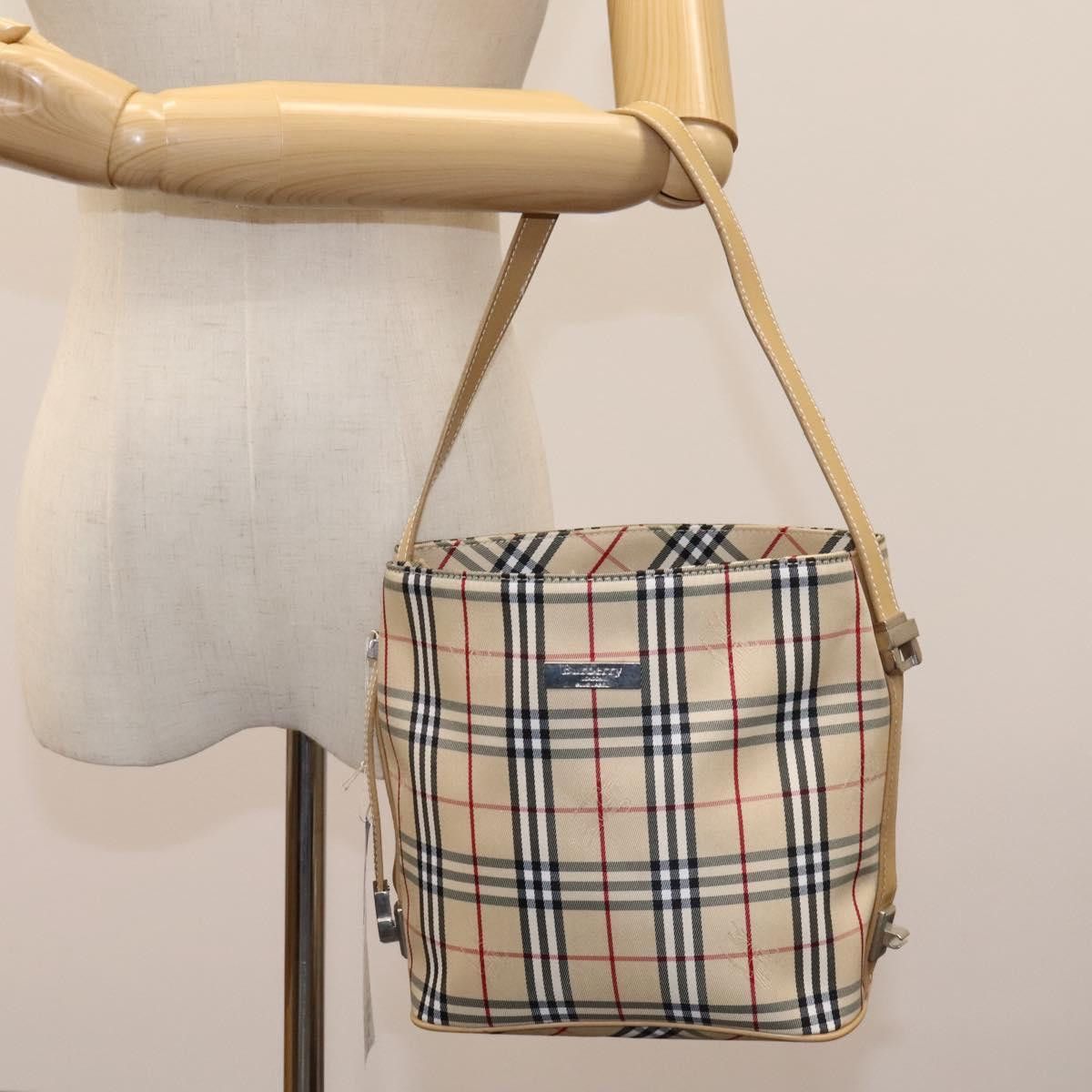 Burberry Blue Label Beige Canvas Shoulder Bag (Pre-Owned) Size ONE SIZE - 17 Thumbnail