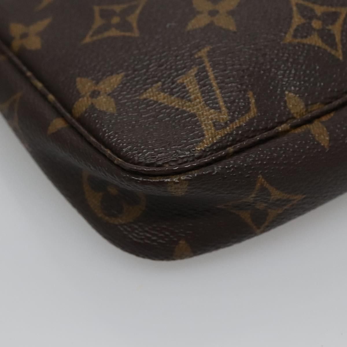 Louis Vuitton Pochette Accessoire Brown Canvas Clutch Bag (Pre-Owned) Size ONE SIZE - 8 Thumbnail