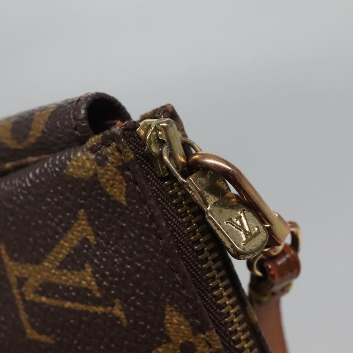 Louis Vuitton Pochette Accessoire Brown Canvas Clutch Bag (Pre-Owned) Size ONE SIZE - 10 Thumbnail