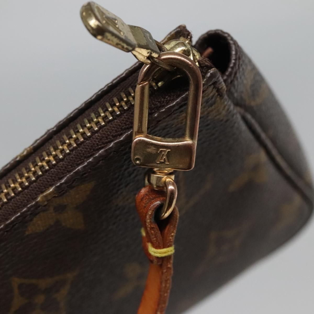 Louis Vuitton Pochette Accessoire Brown Canvas Clutch Bag (Pre-Owned) Size ONE SIZE - 9 Thumbnail