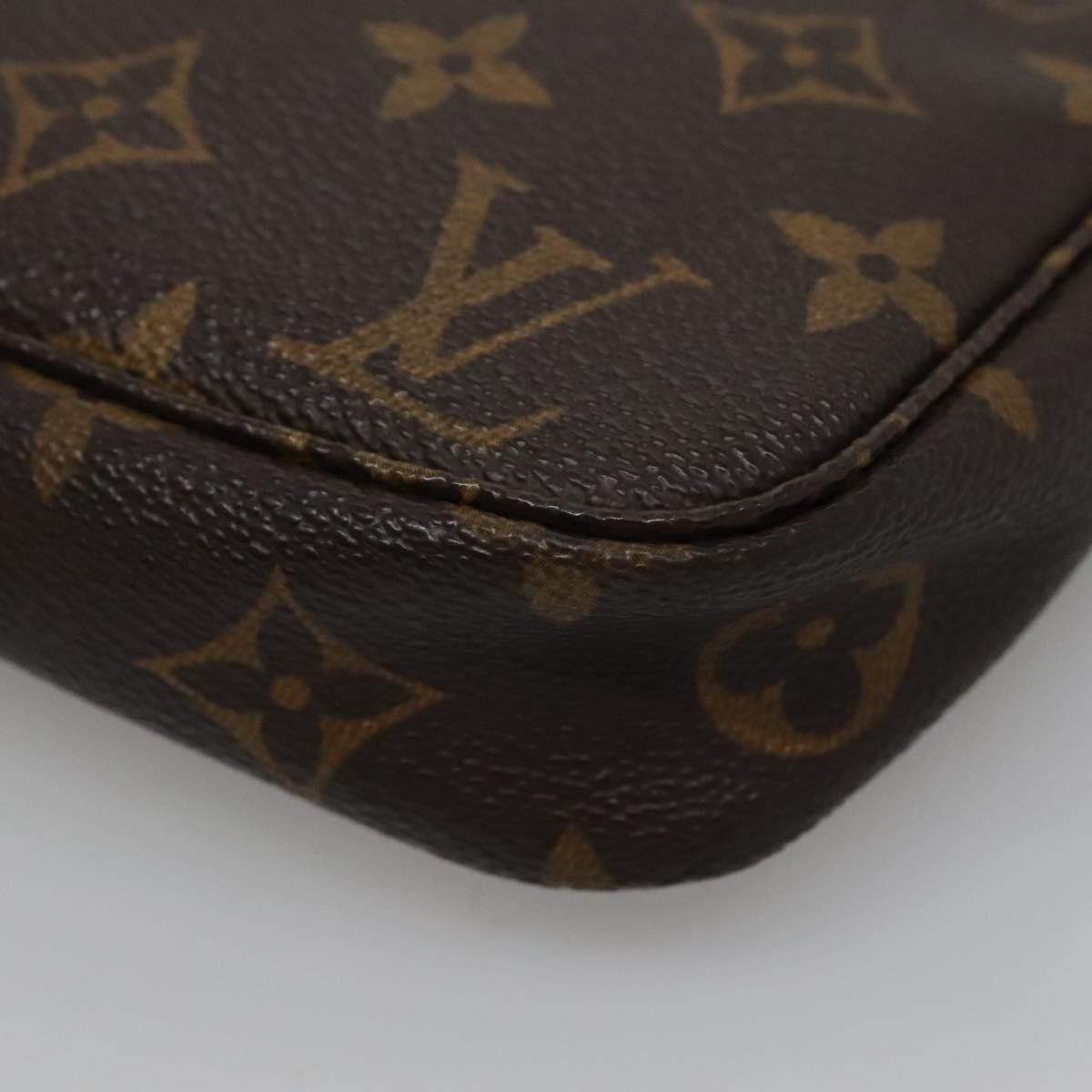 Louis Vuitton Pochette Accessoire Brown Canvas Clutch Bag (Pre-Owned) Size ONE SIZE - 6 Thumbnail