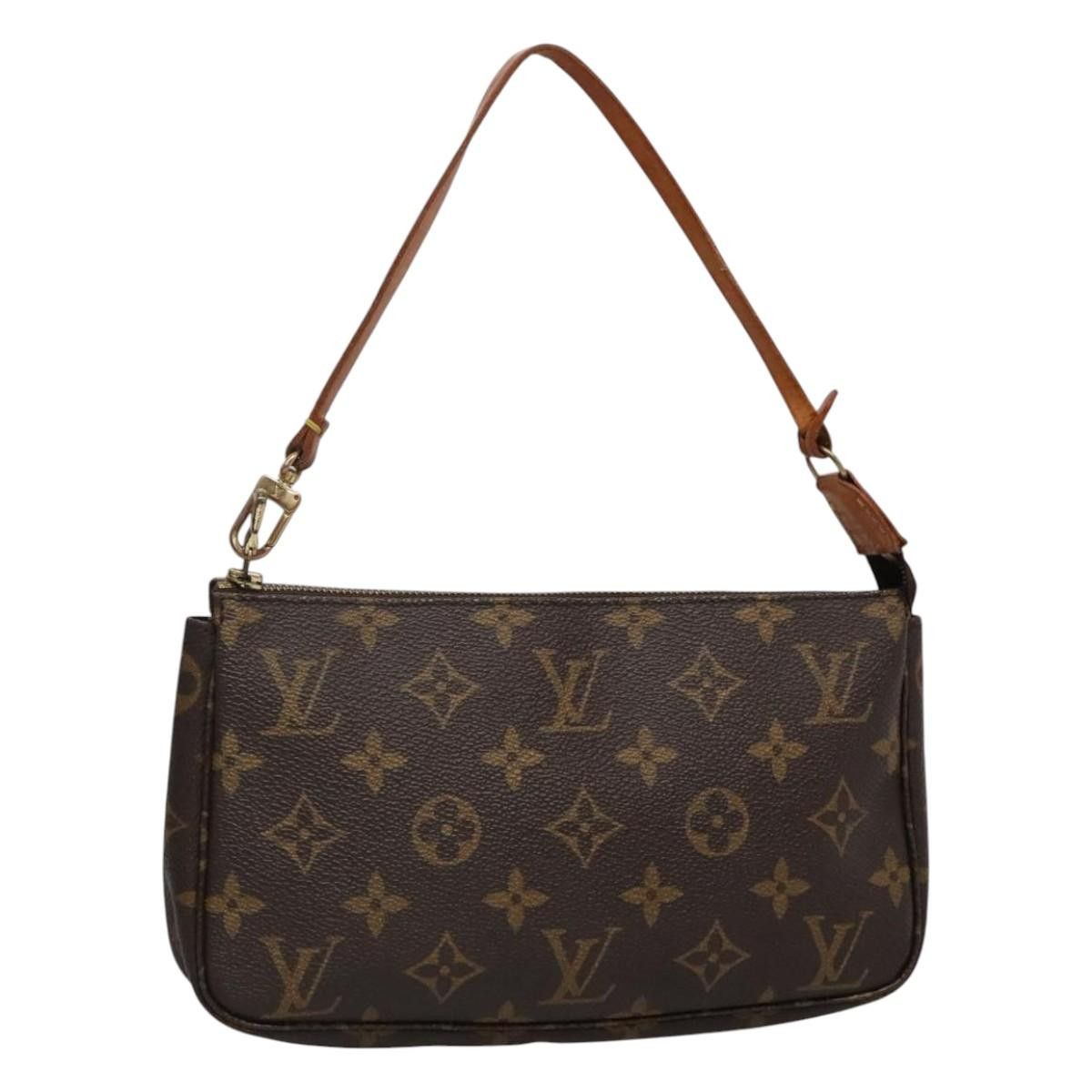 Louis Vuitton Pochette Accessoire Brown Canvas Clutch Bag (Pre-Owned) Size ONE SIZE - 17 Thumbnail