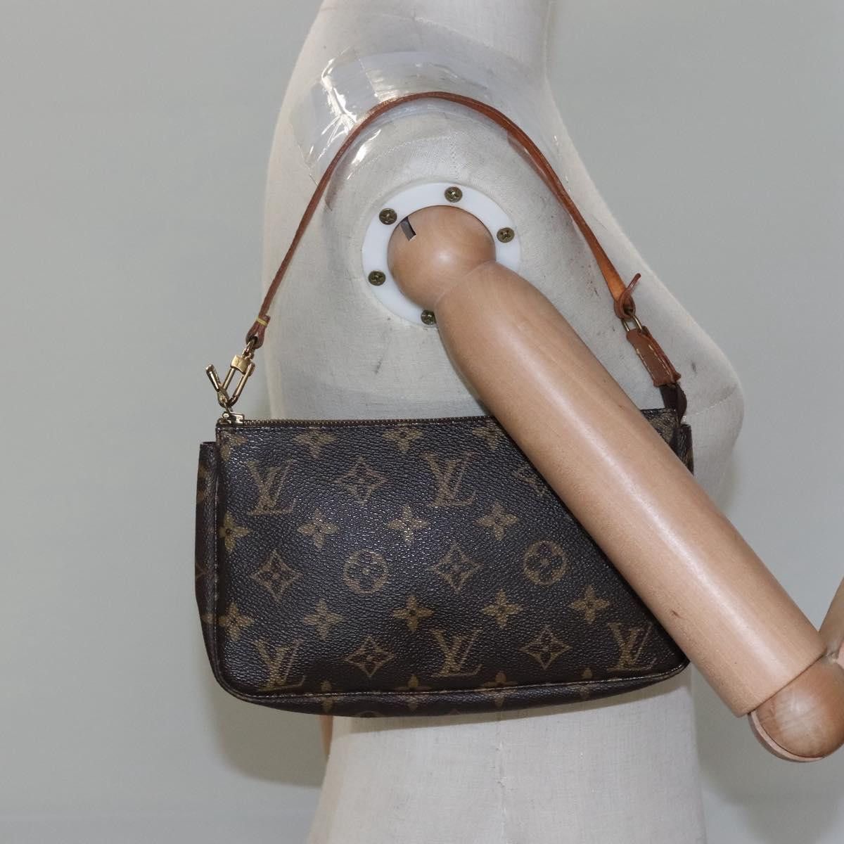 Louis Vuitton Pochette Accessoire Brown Canvas Clutch Bag (Pre-Owned) Size ONE SIZE - 14 Thumbnail