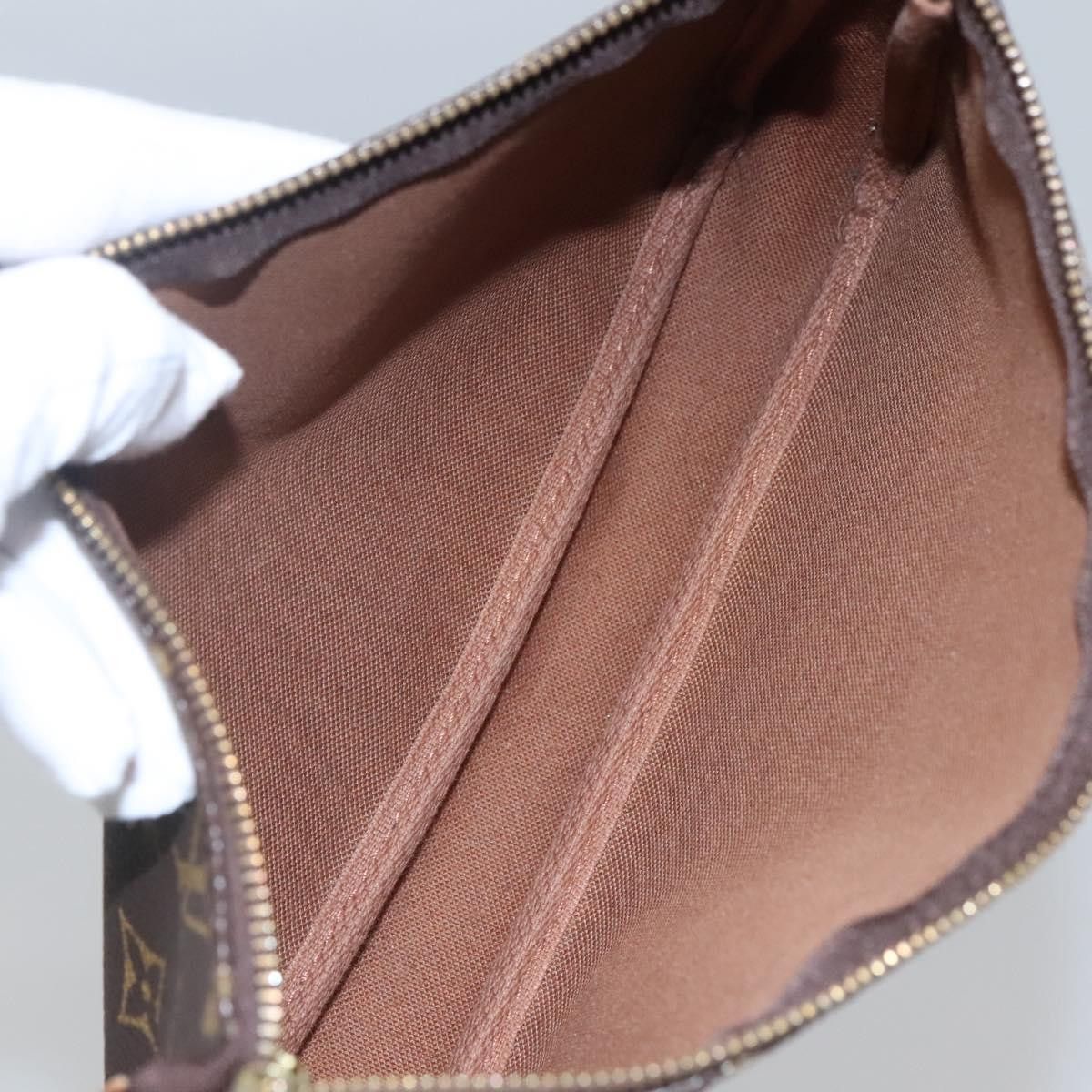 Louis Vuitton Pochette Accessoire Brown Canvas Clutch Bag (Pre-Owned) Size ONE SIZE - 11 Thumbnail