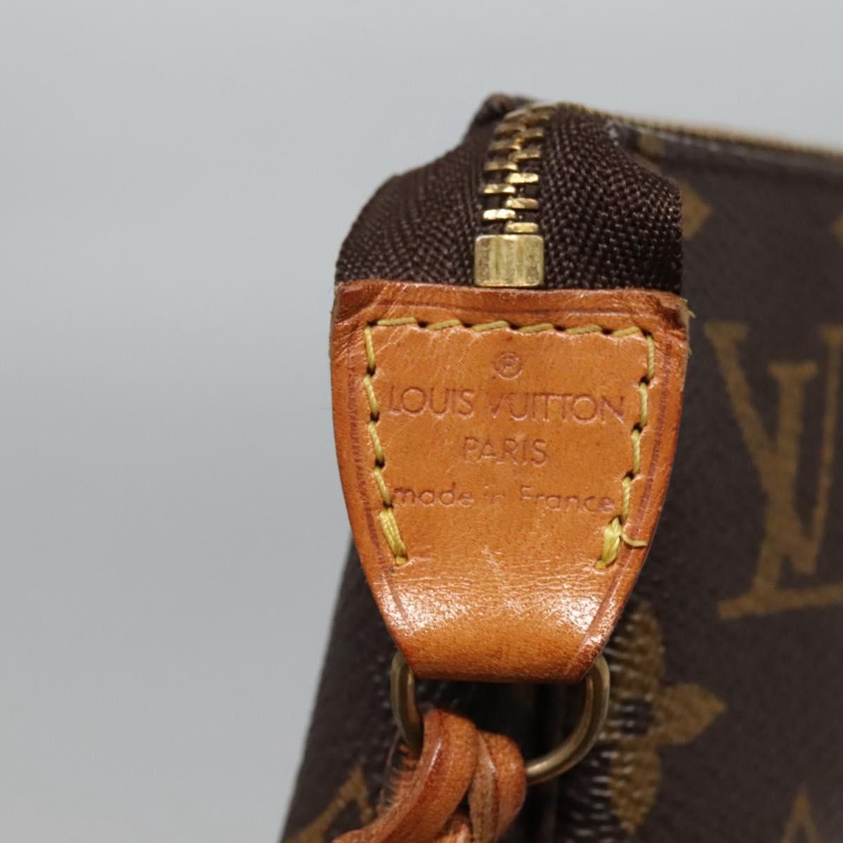 Louis Vuitton Pochette Accessoire Brown Canvas Clutch Bag (Pre-Owned) Size ONE SIZE - 12 Thumbnail
