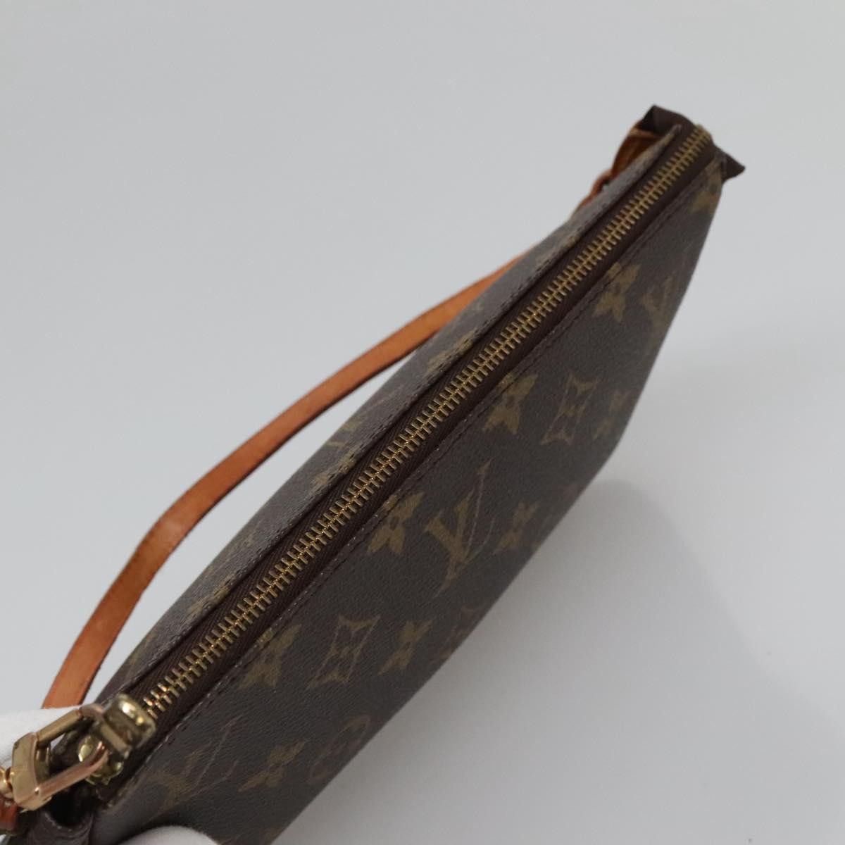 Louis Vuitton Pochette Accessoire Brown Canvas Clutch Bag (Pre-Owned) Size ONE SIZE - 4 Thumbnail