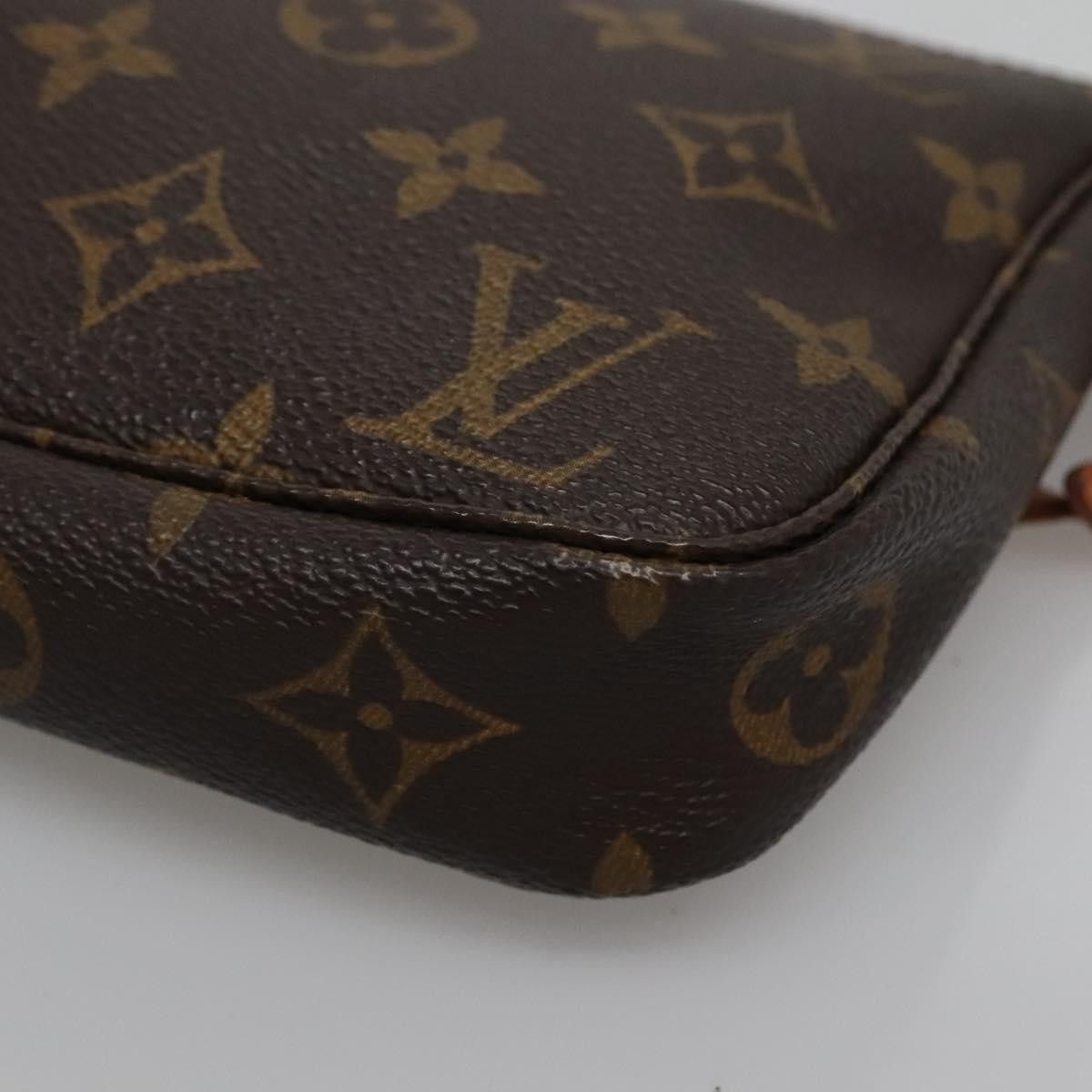 Louis Vuitton Pochette Accessoire Brown Canvas Clutch Bag (Pre-Owned) Size ONE SIZE - 7 Thumbnail