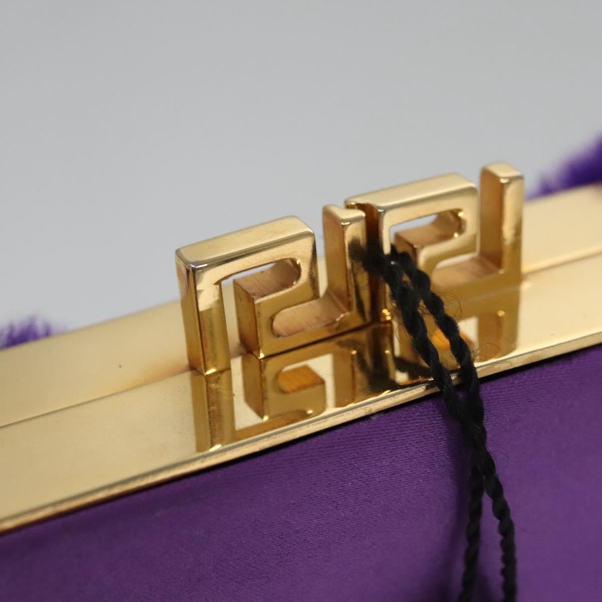 Versace Purple Silk Shoulder Bag (Pre-Owned) Size ONE SIZE - 19 Thumbnail