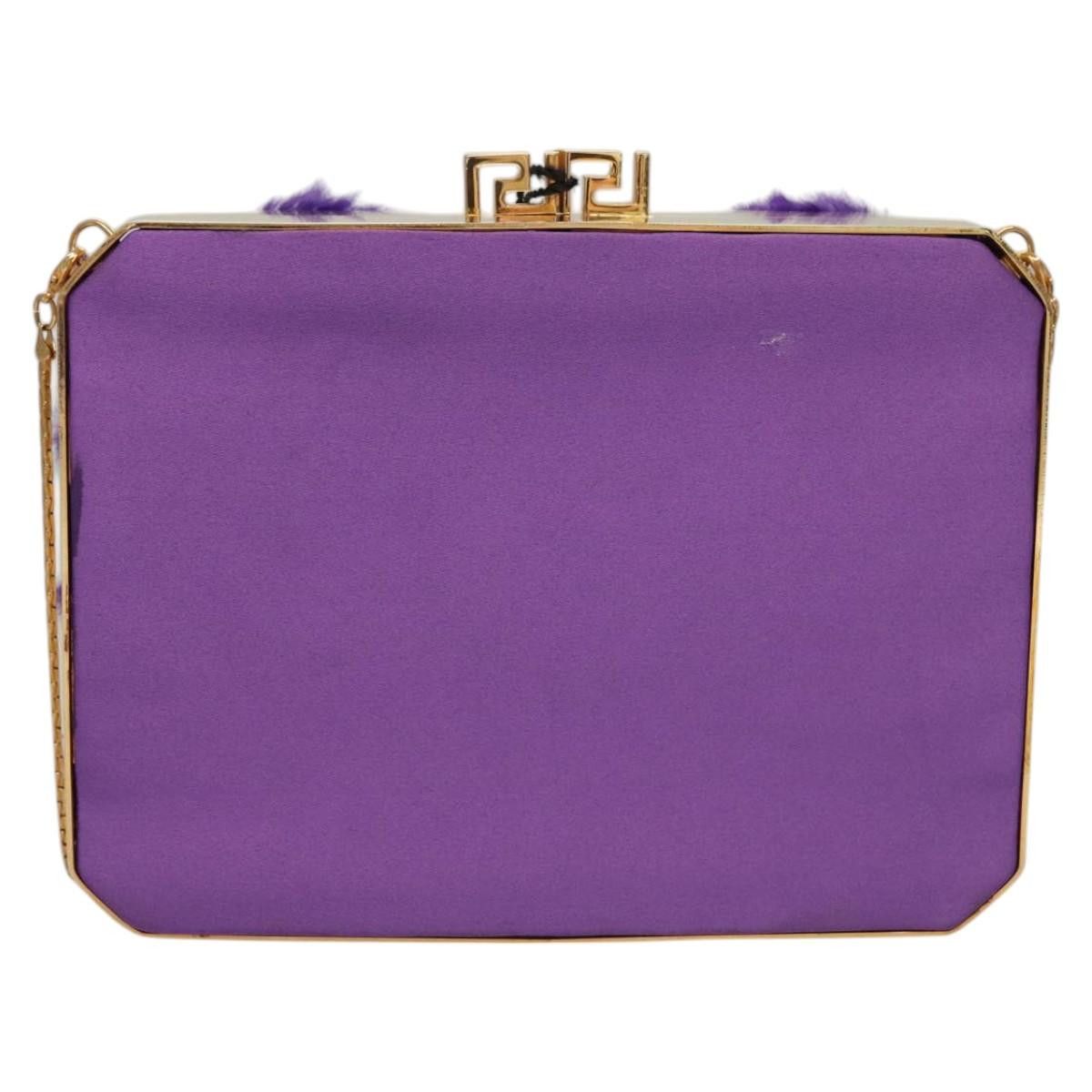 Versace Purple Silk Shoulder Bag (Pre-Owned) Size ONE SIZE - 2 Thumbnail