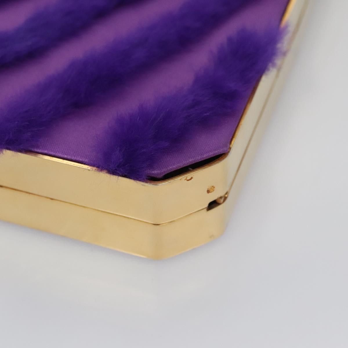 Versace Purple Silk Shoulder Bag (Pre-Owned) Size ONE SIZE - 7 Thumbnail