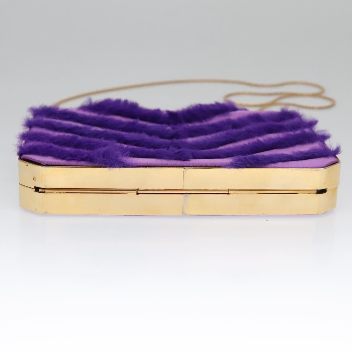 Versace Purple Silk Shoulder Bag (Pre-Owned) Size ONE SIZE - 17 Thumbnail