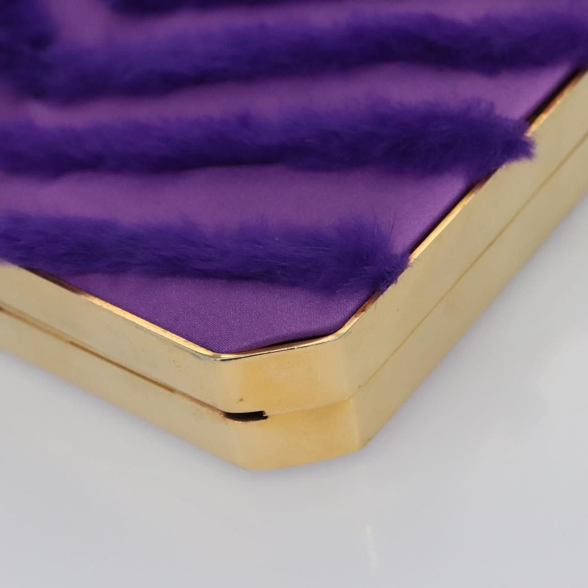 Versace Purple Silk Shoulder Bag (Pre-Owned) Size ONE SIZE - 8 Thumbnail