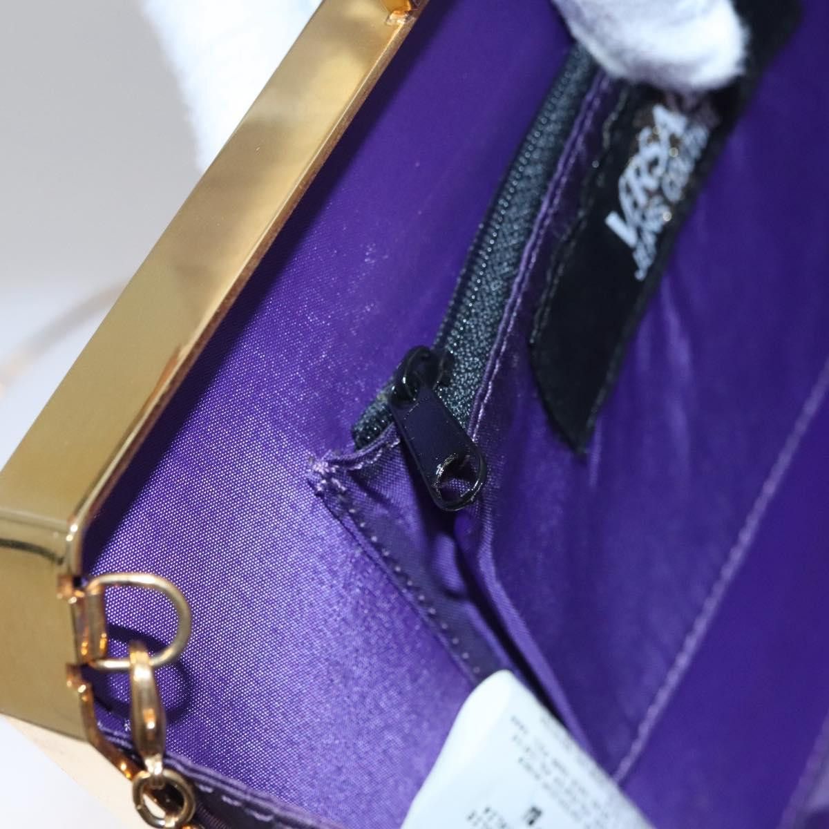 Versace Purple Silk Shoulder Bag (Pre-Owned) Size ONE SIZE - 11 Thumbnail