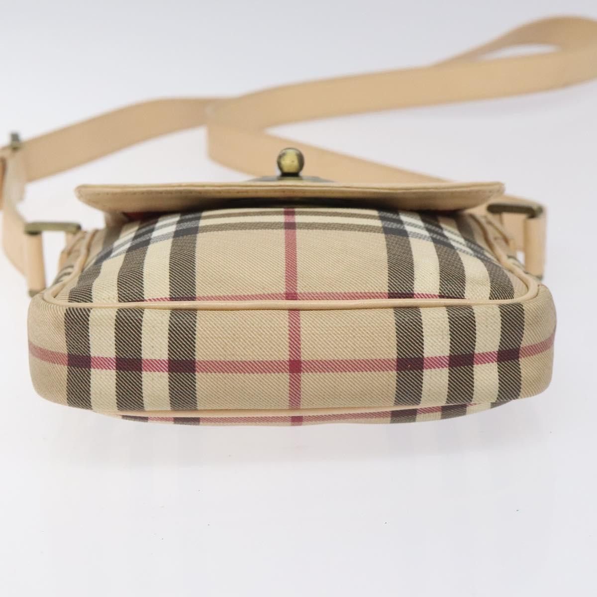 Burberry Nova Check Beige Canvas Shoulder Bag (Pre-Owned) Size ONE SIZE - 17 Thumbnail