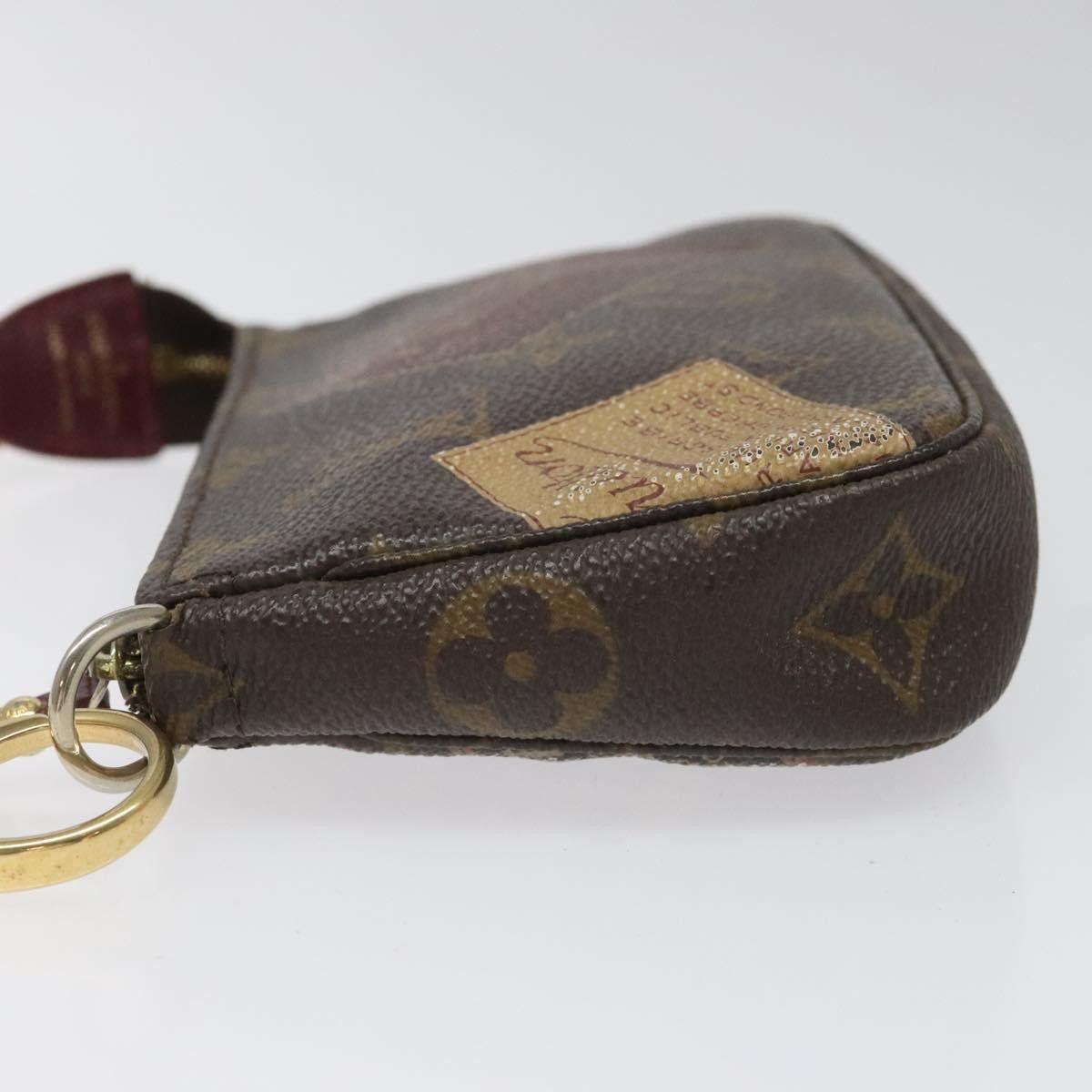 Louis Vuitton Mini Pochette Accessoires Brown Canvas Clutch Bag Size ONE SIZE - 4 Thumbnail