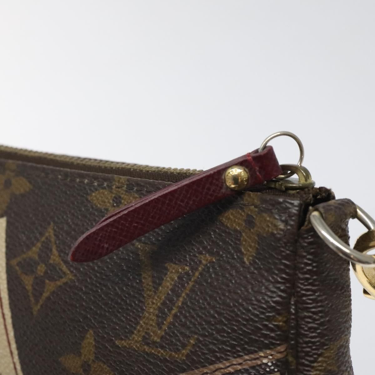 Louis Vuitton Mini Pochette Accessoires Brown Canvas Clutch Bag Size ONE SIZE - 12 Thumbnail