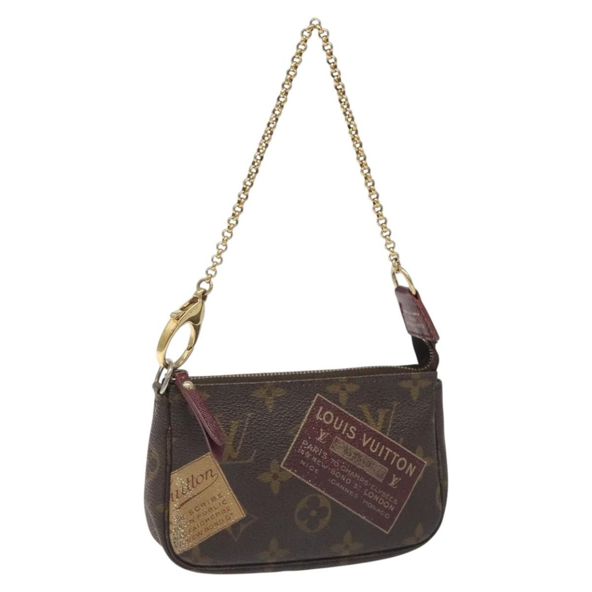 Louis Vuitton Mini Pochette Accessoires Brown Canvas Clutch Bag Size ONE SIZE - 17 Thumbnail