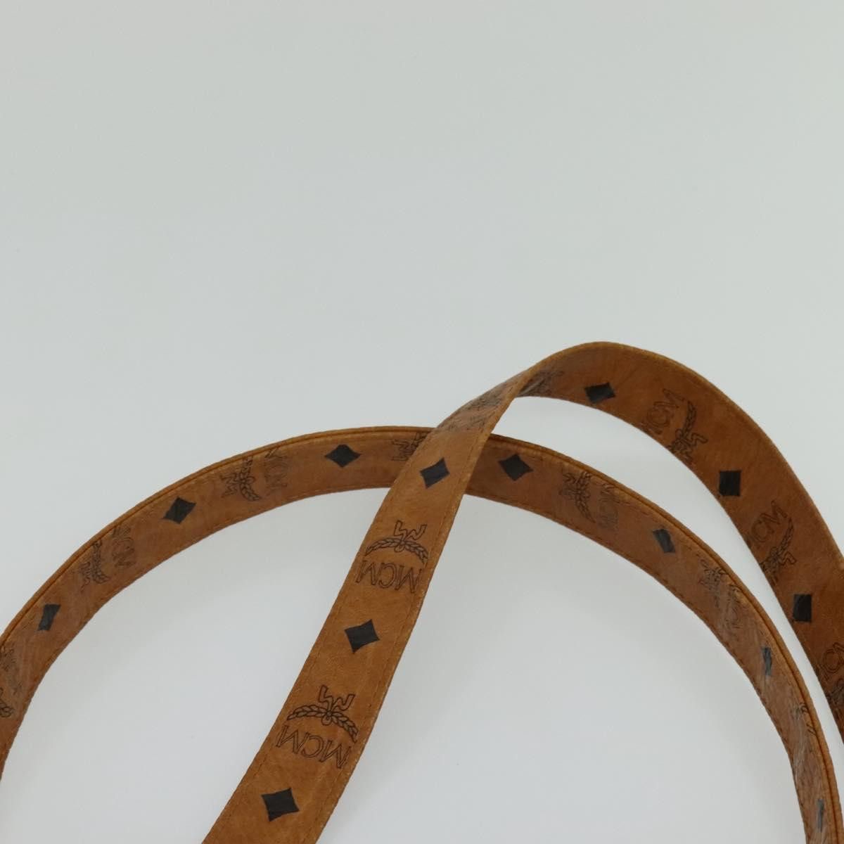 MCM Visetos Brown Leather Tote Bag (Pre-Owned) Size ONE SIZE - 6 Thumbnail