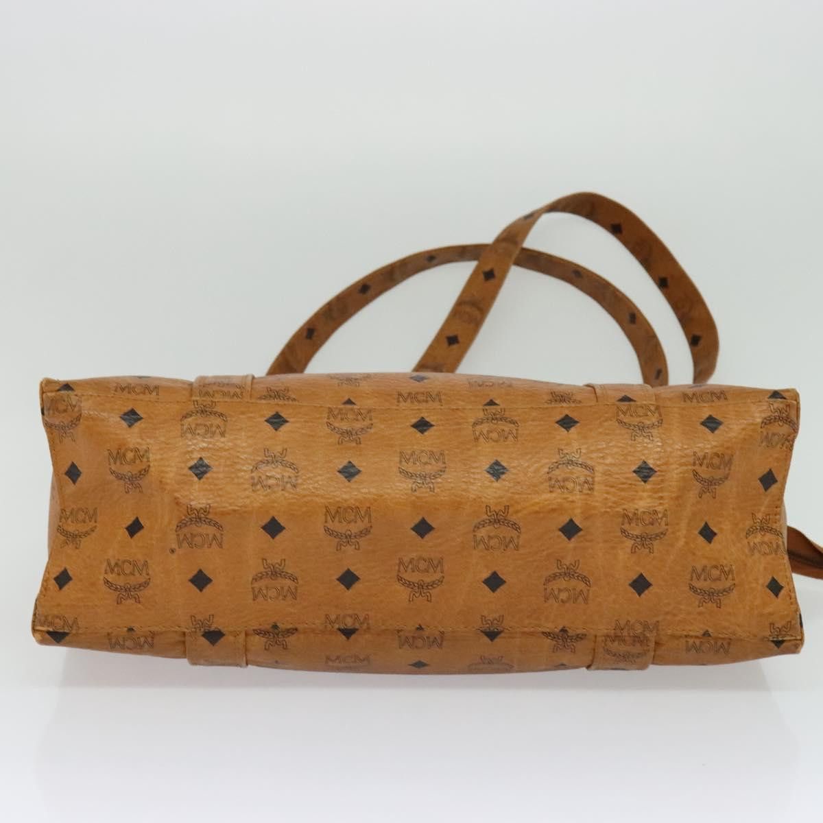 MCM Visetos Brown Leather Tote Bag (Pre-Owned) Size ONE SIZE - 18 Thumbnail