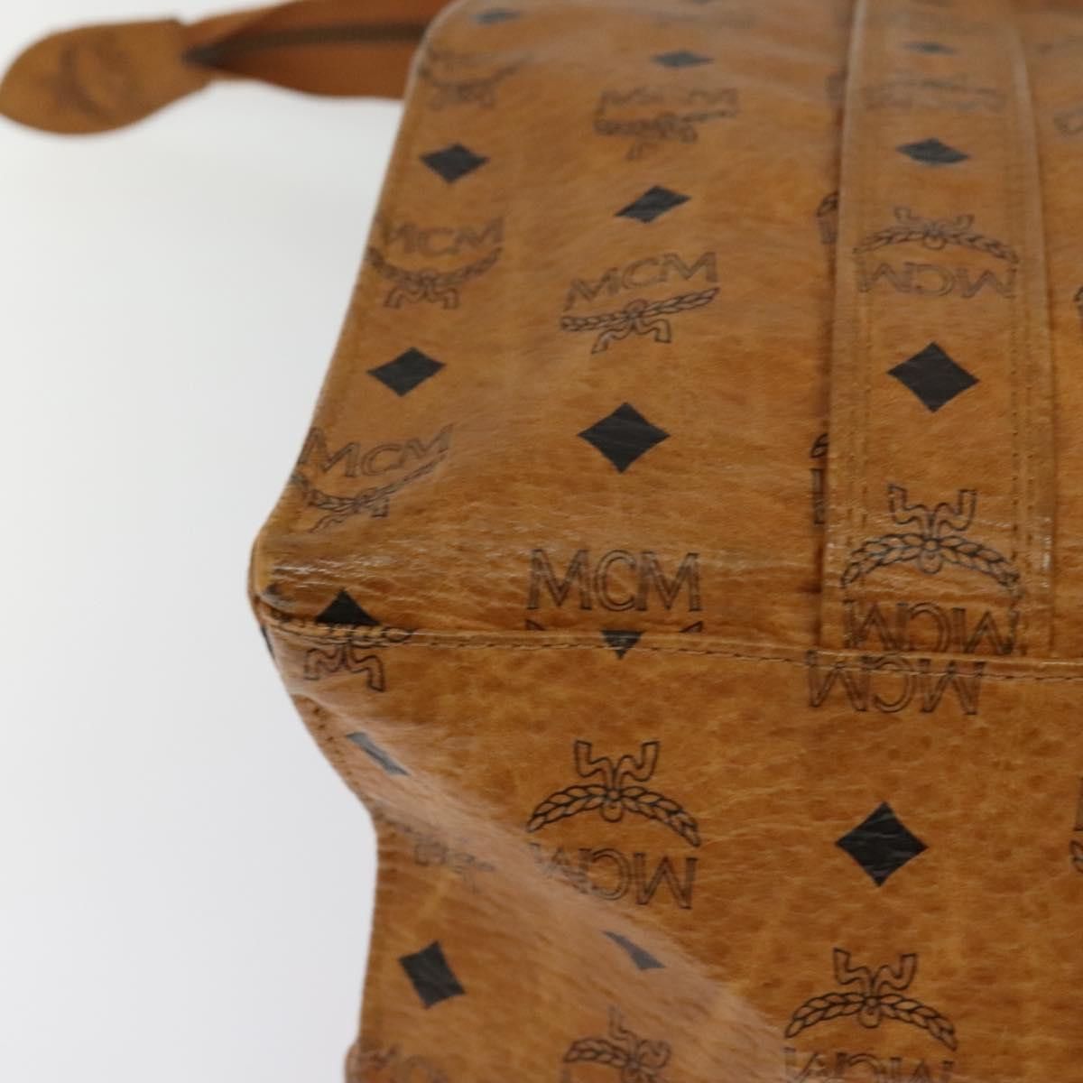 MCM Visetos Brown Leather Tote Bag (Pre-Owned) Size ONE SIZE - 9 Thumbnail