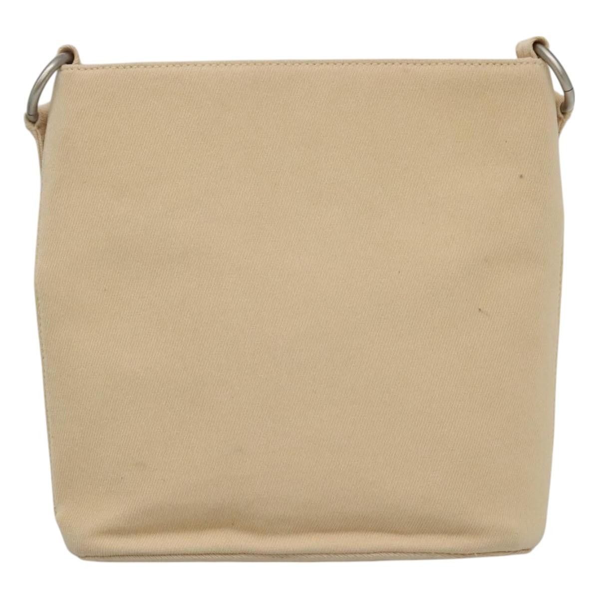 Prada Beige Canvas Shoulder Bag (Pre-Owned) Size ONE SIZE - 2 Thumbnail