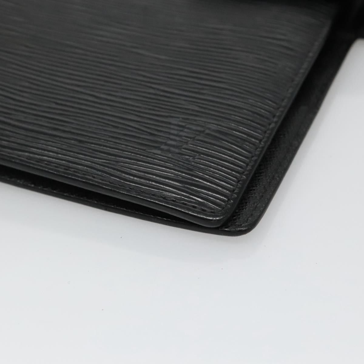 Louis Vuitton Agenda Cover Black Leather Wallet (Pre-Owned) Size ONE SIZE - 5 Thumbnail