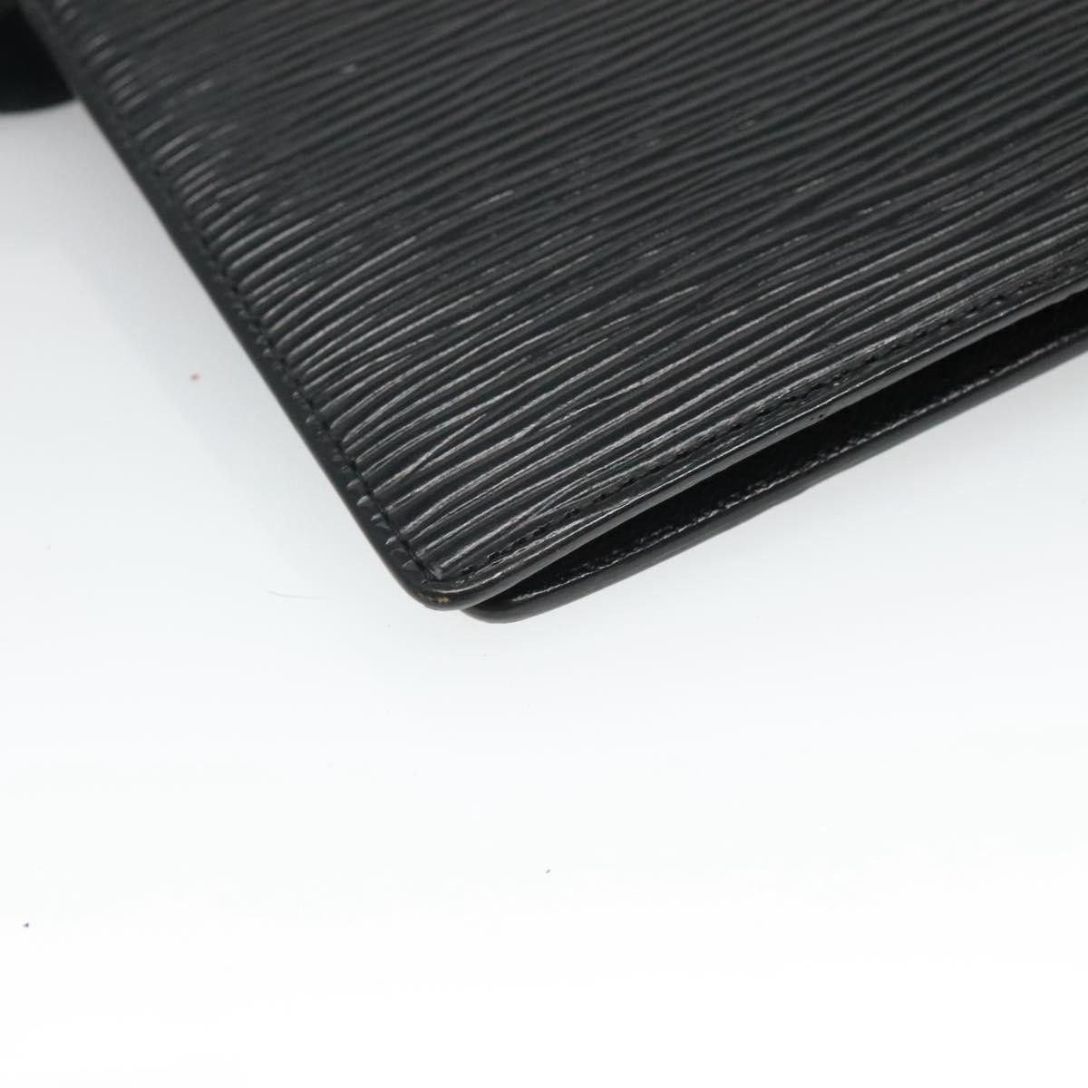 Louis Vuitton Agenda Cover Black Leather Wallet (Pre-Owned) Size ONE SIZE - 8 Thumbnail