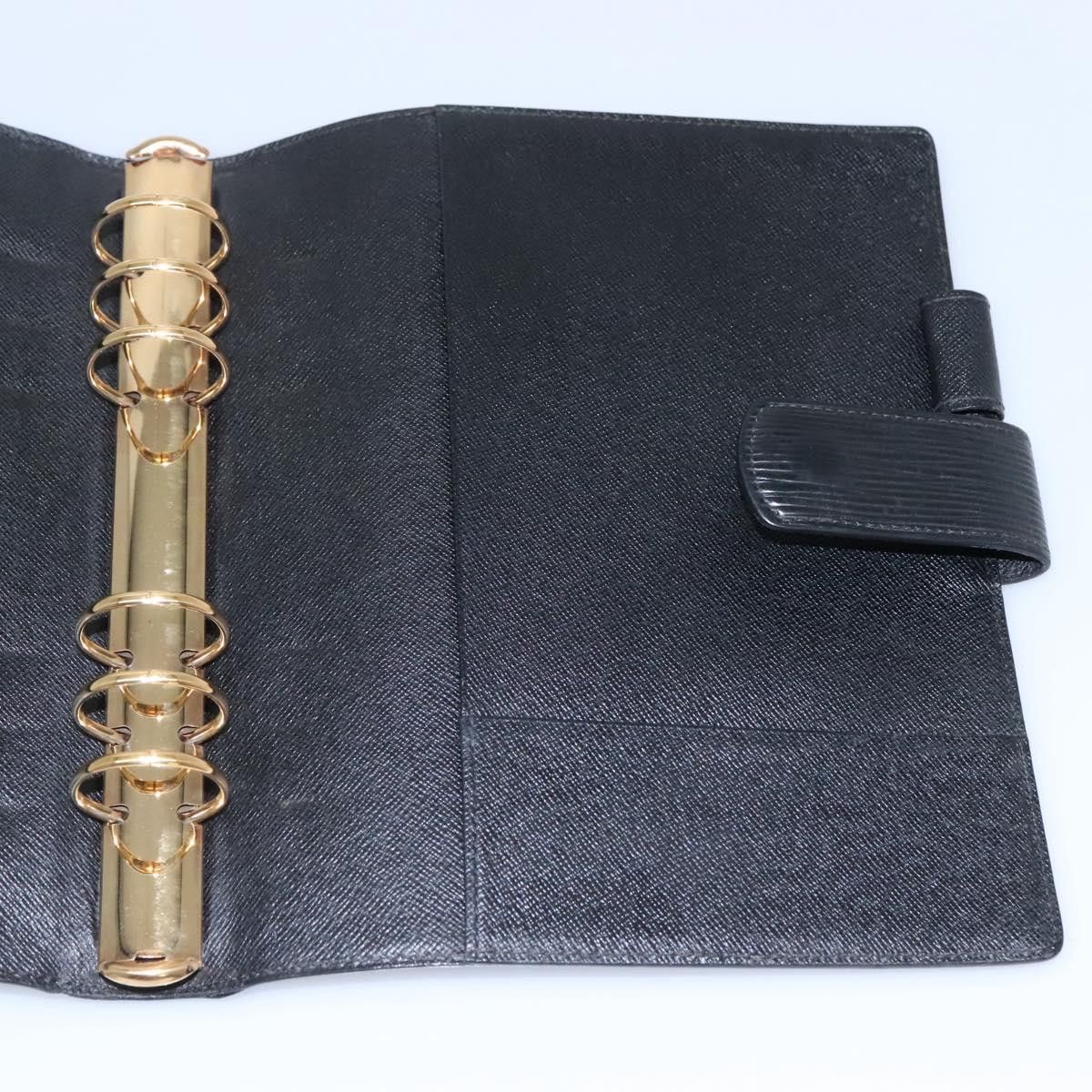 Louis Vuitton Agenda Cover Black Leather Wallet (Pre-Owned) Size ONE SIZE - 16 Thumbnail