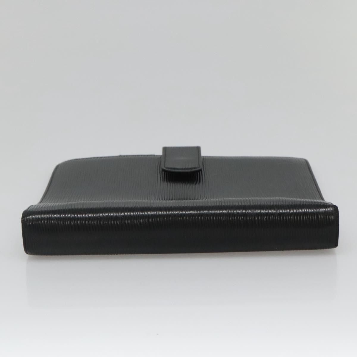 Louis Vuitton Agenda Cover Black Leather Wallet (Pre-Owned) Size ONE SIZE - 4 Thumbnail