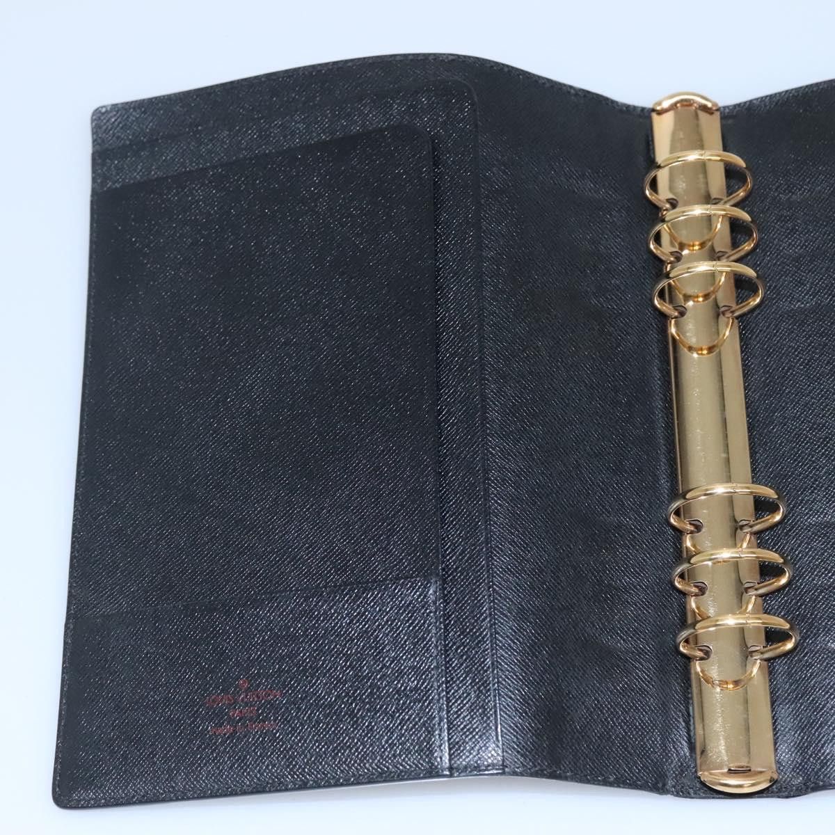 Louis Vuitton Agenda Cover Black Leather Wallet (Pre-Owned) Size ONE SIZE - 15 Thumbnail