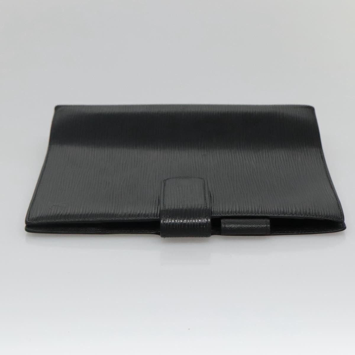 Louis Vuitton Agenda Cover Black Leather Wallet (Pre-Owned) Size ONE SIZE - 3 Thumbnail